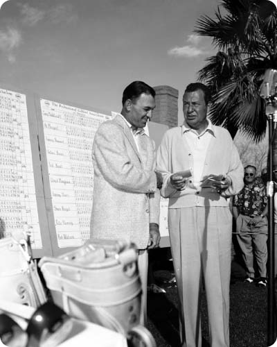 Phil Harris with Ben Hogan