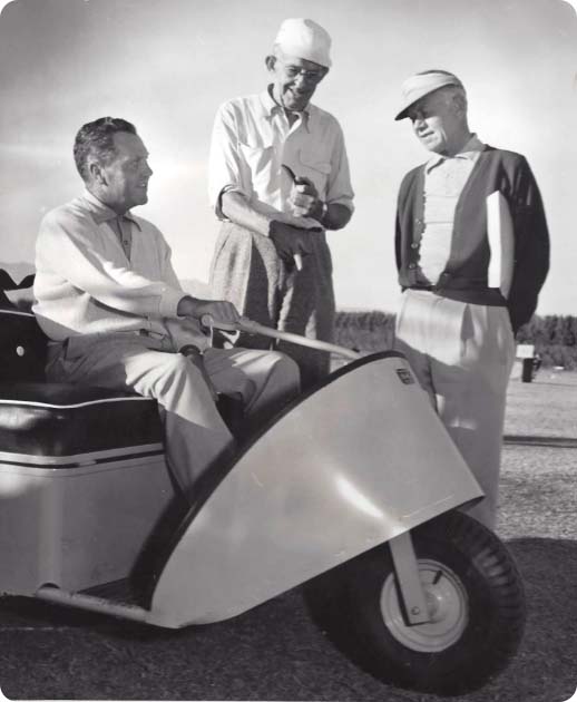 First golf cart in Palm Springs