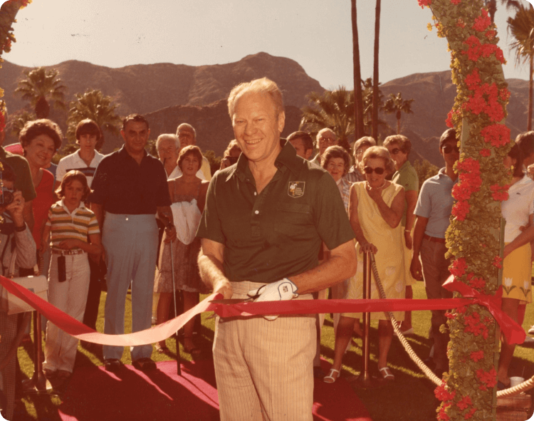 Gerald R. Ford Ribbon Cutting