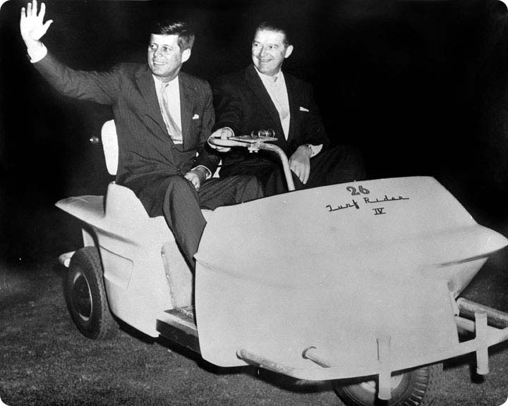 President Kennedy visits Thunderbird Country Club