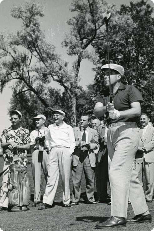 President Nixon Golfing at Thunderbird Country Club